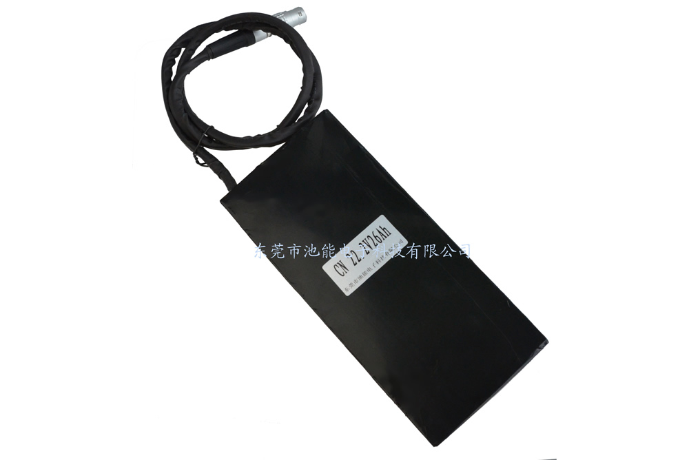 工業設備鋰電池24V26000mAH 帶航空插頭